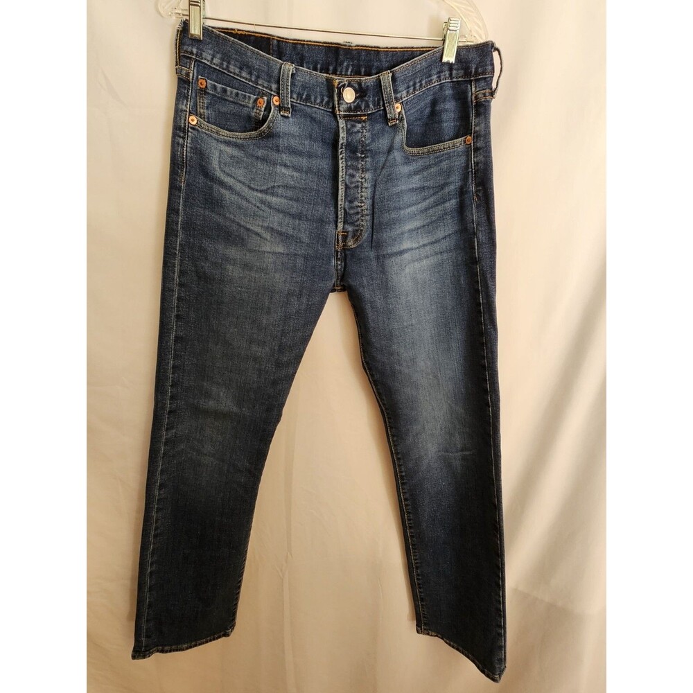 Levi Strauss & Co. Jeans Men's 501 Blue Denim Button Fly Size 32 x 30